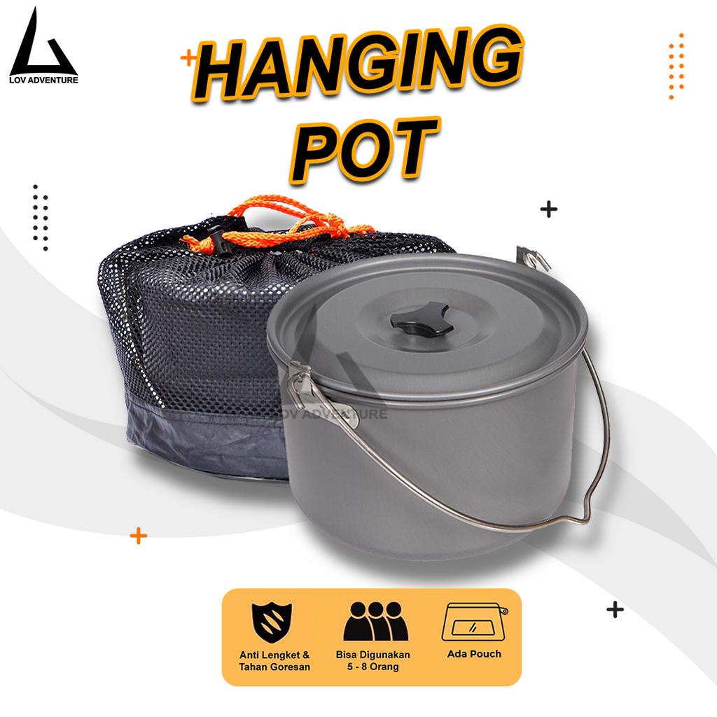 LOV Panci Camping Hanging Pot Besar 4 Liter – A227
